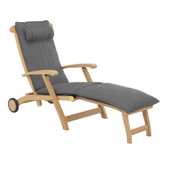 Deck chair best sale with footrest